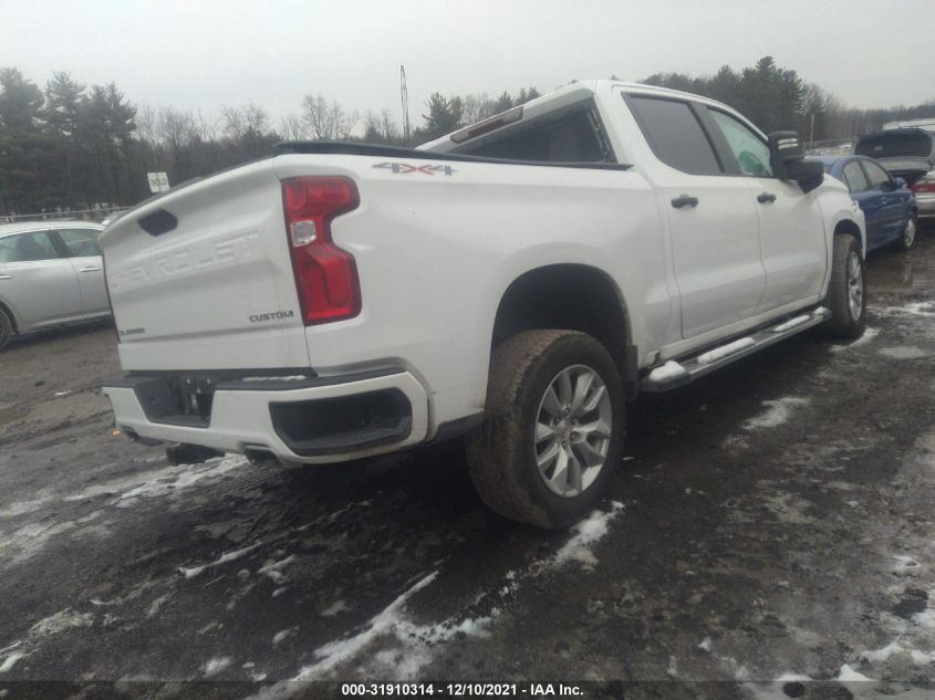 2021 CHEVROLET SILVERADO 1500 CUSTOM VIN: 3GCUYBEF9MG320552