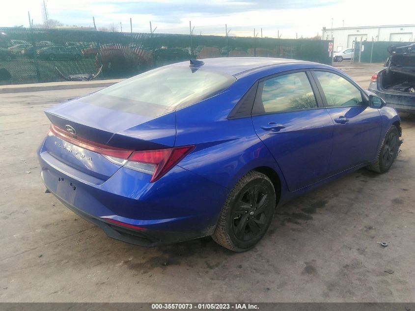 2021 HYUNDAI ELANTRA SEL VIN: KMHLM4AG8MU126332