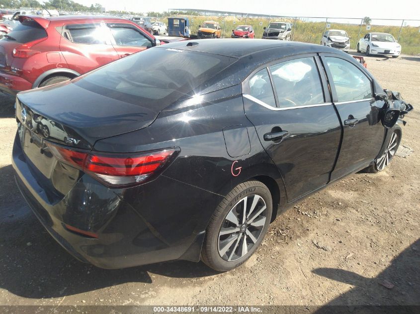 2022 NISSAN SENTRA SV VIN: 3N1AB8CV8NY262725