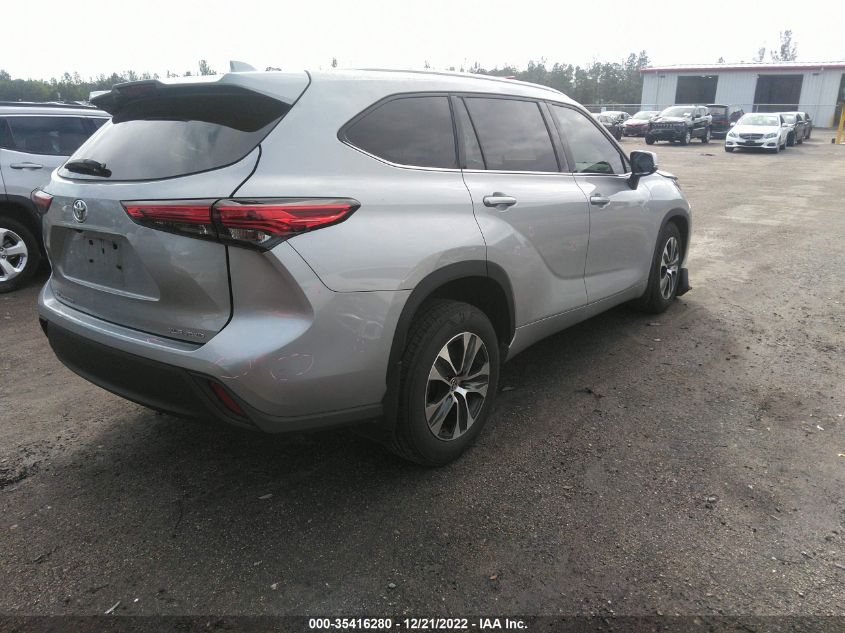 2020 TOYOTA HIGHLANDER XLE VIN: 5TDHZRBH8LS040389
