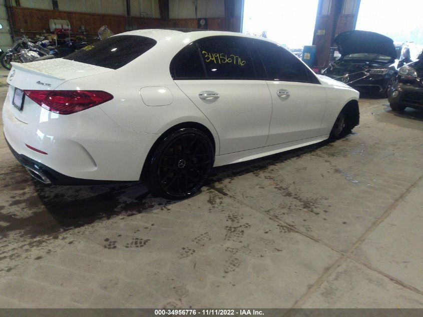 2022 MERCEDES-BENZ C-CLASS C 300 VIN: W1KAF4HB2NR067093