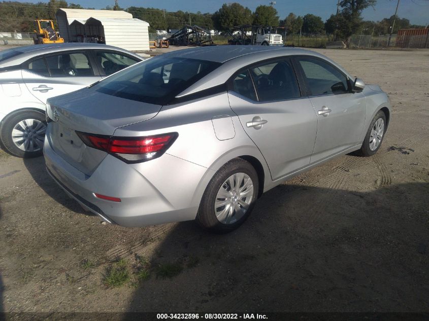 2022 NISSAN SENTRA S VIN: 3N1AB8BV4NY286568