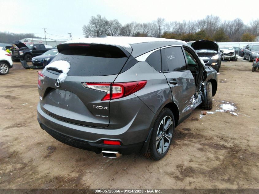2022 ACURA RDX W/ADVANCE PACKAGE VIN: 5J8TC2H74NL015433