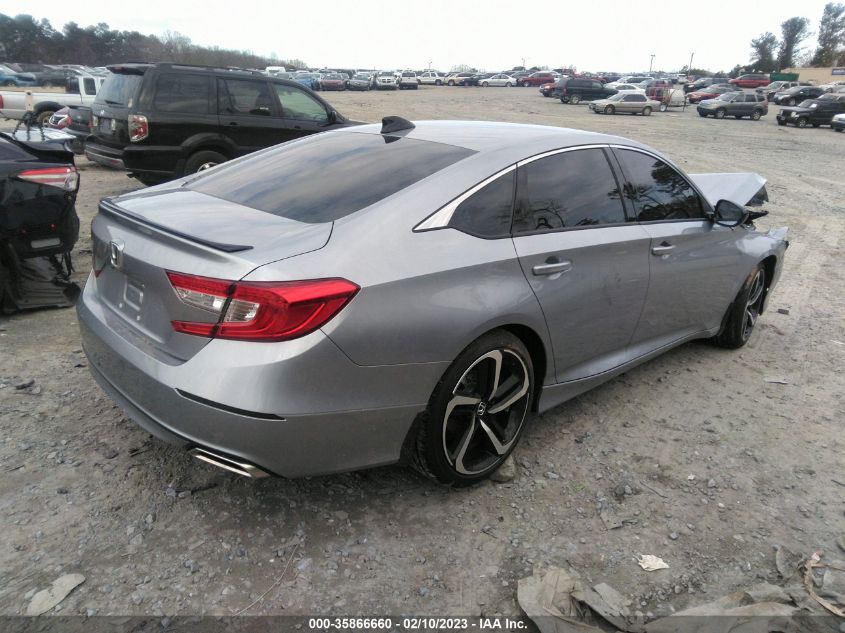 2022 HONDA ACCORD SEDAN SPORT VIN: 1HGCV2F31NA015606