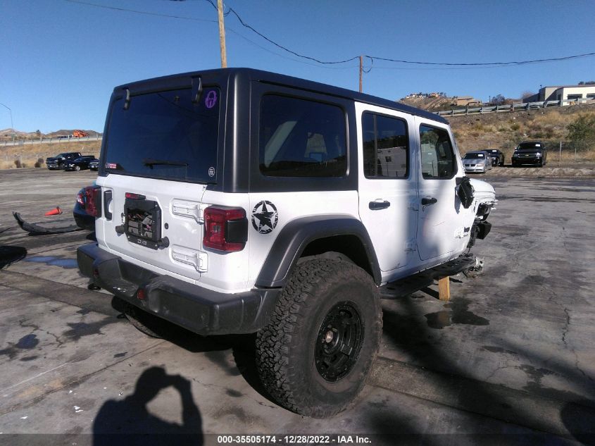 2021 JEEP WRANGLER UNLIMITED SPORT ALTITUDE VIN: 1C4HJXDN4MW599728