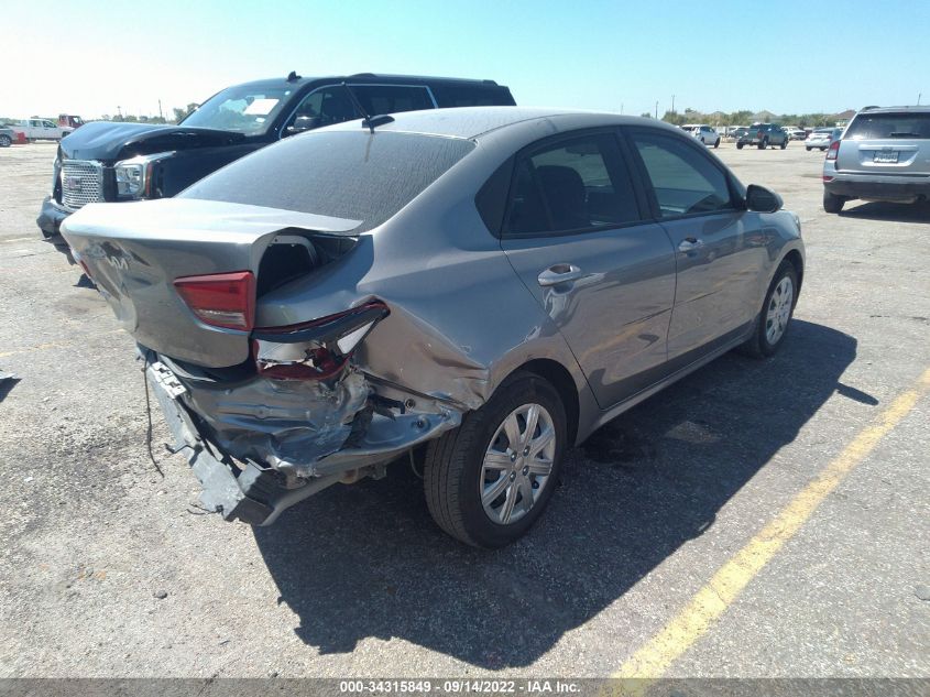 2022 KIA RIO S VIN: 3KPA24AD7NE439895