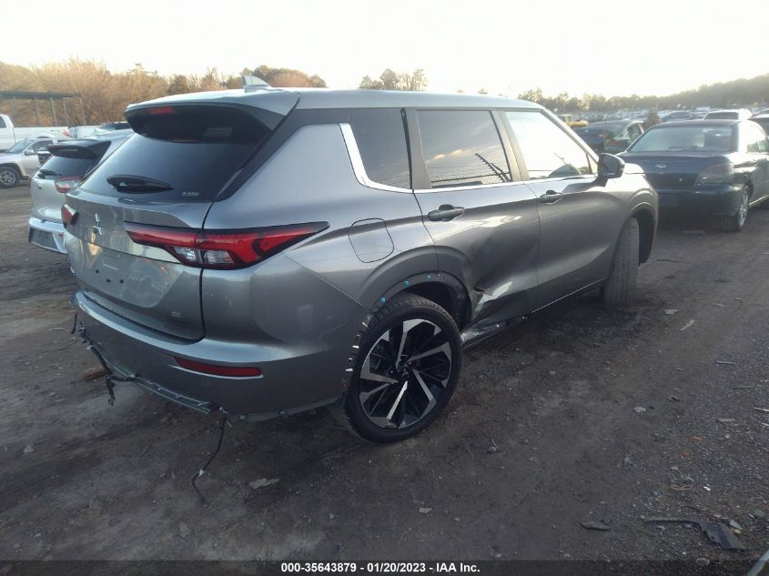 2022 MITSUBISHI OUTLANDER SE VIN: JA4J4UA84NZ047162