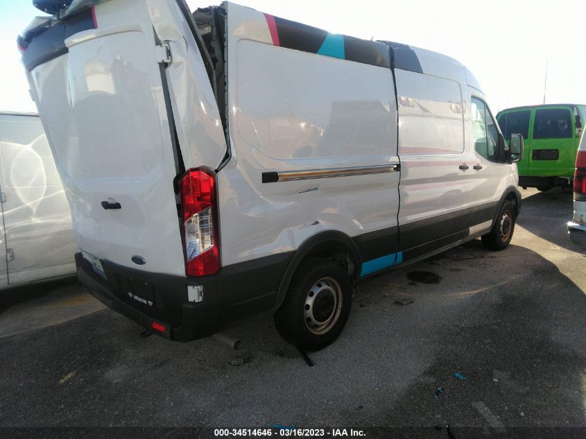 2022 FORD TRANSIT CARGO VAN VIN: 1FTBR1C88NKA32843