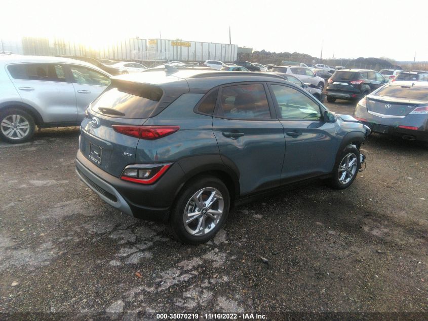 2022 HYUNDAI KONA SEL VIN: KM8K6CAB6NU838375