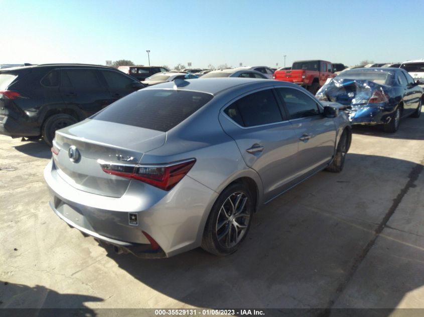 2020 ACURA ILX PKG VIN: 19UDE2F75LA000384