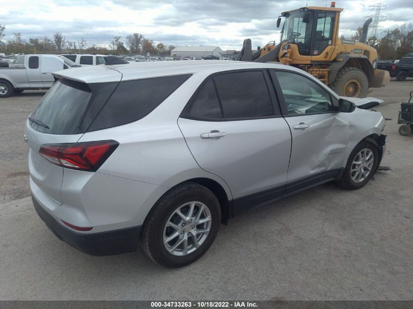 2022 CHEVROLET EQUINOX LS VIN: 3GNAXHEV4NS165561