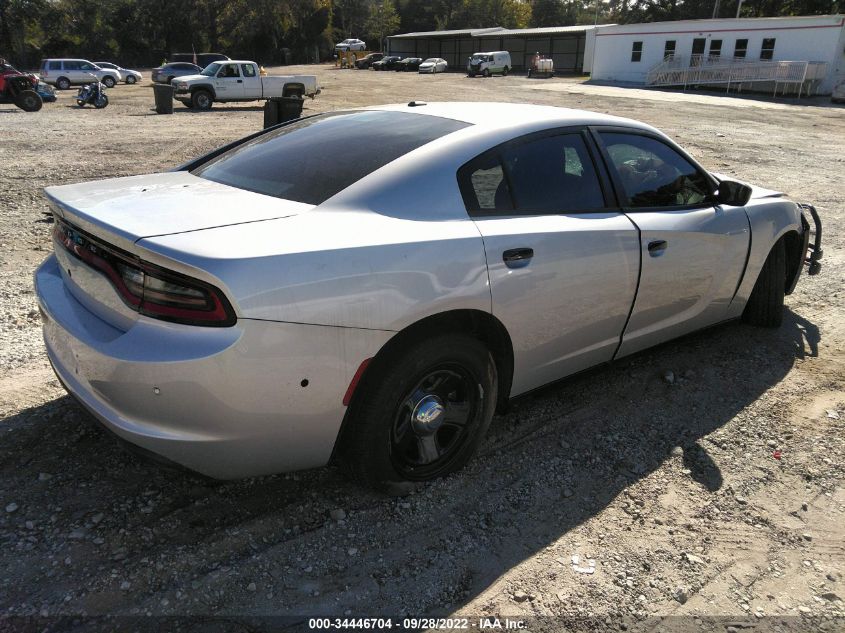 2021 DODGE CHARGER POLICE VIN: 2C3CDXAT7MH558758