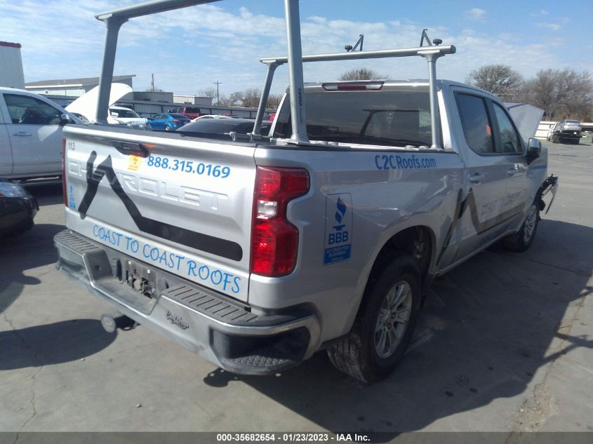 2021 CHEVROLET SILVERADO 1500 LT VIN: 3GCPWCEK4MG101438