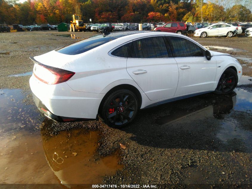 2022 HYUNDAI SONATA N LINE NIGHT EDITION VIN: 5NPEK4JC4NH144483