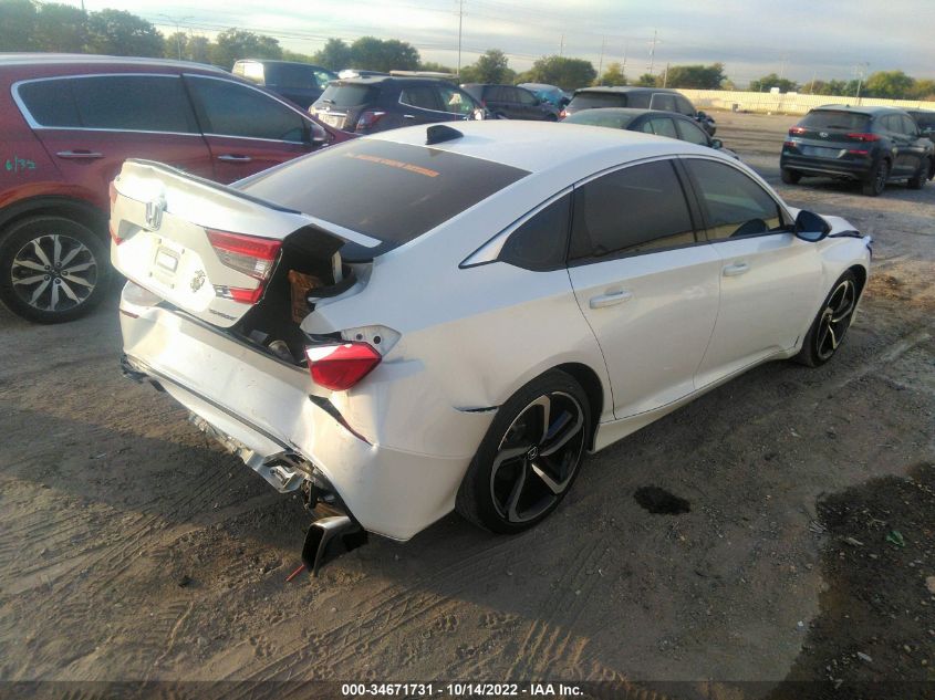 2022 HONDA ACCORD SEDAN SPORT VIN: 1HGCV1F34NA052515