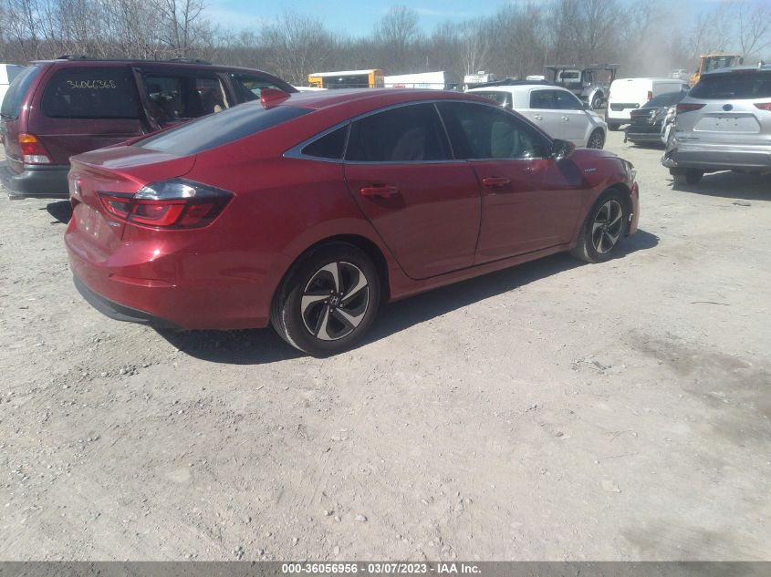 2022 HONDA INSIGHT EX VIN: 19XZE4F50NE004177