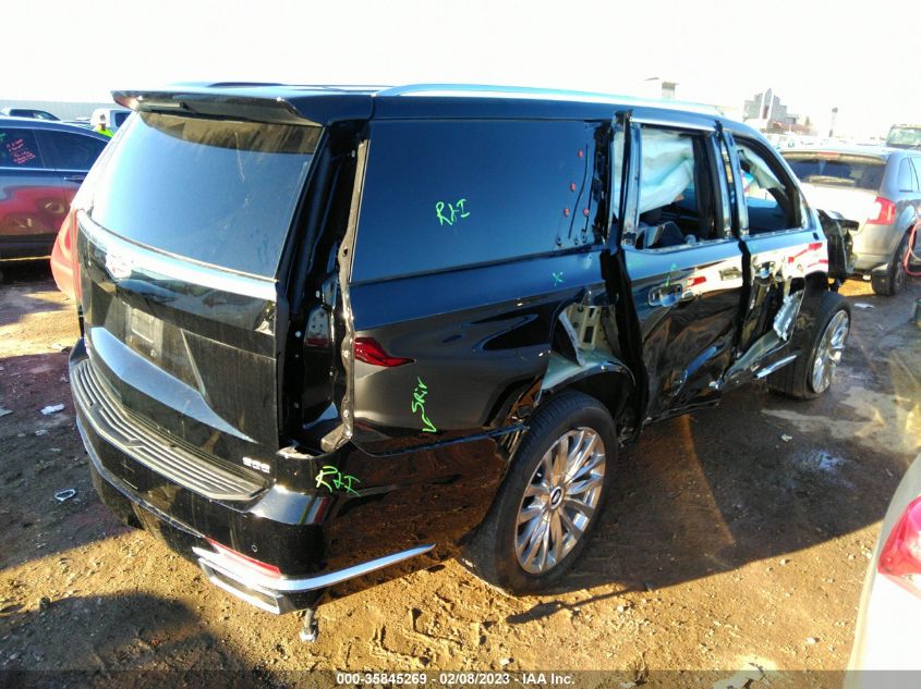 2022 CADILLAC ESCALADE PREMIUM LUXURY VIN: 1GYS3BKL5NR263360