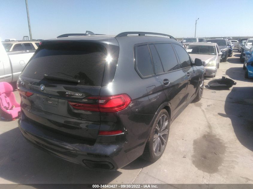 2022 BMW X7 XDRIVE40I VIN: 5UXCW2C07N9M82230