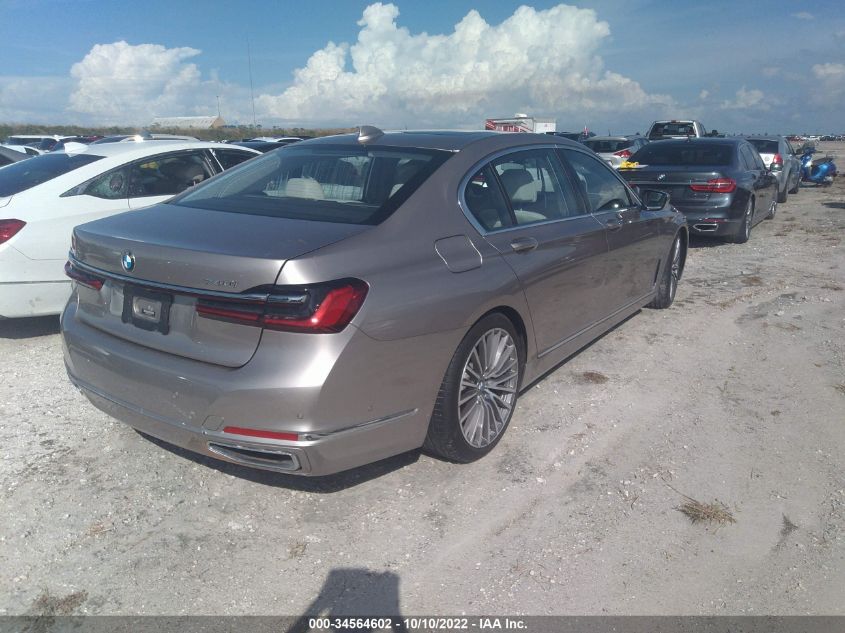 2021 BMW 7 SERIES 740I VIN: WBA7T2C03MCF81513