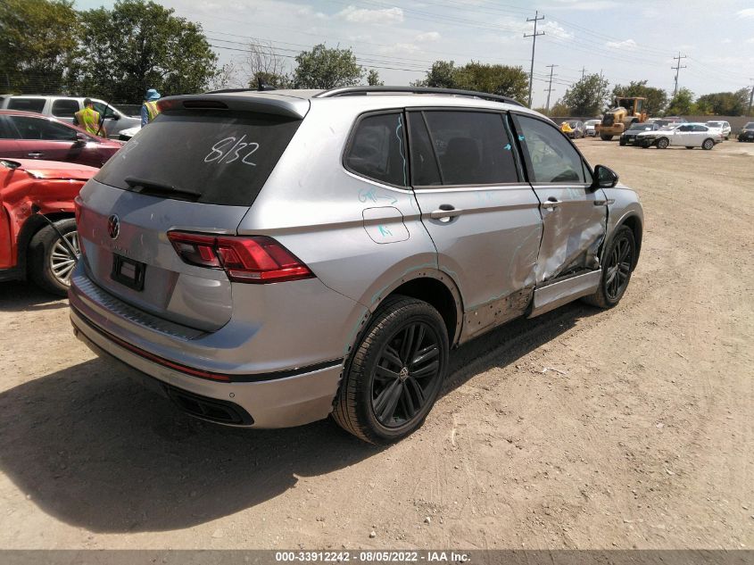 2022 VOLKSWAGEN TIGUAN SE R-LINE BLACK VIN: 3VVCB7AX8NM081282