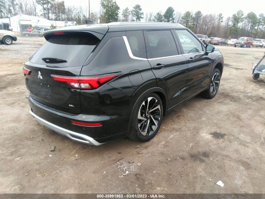 2022 MITSUBISHI OUTLANDER SEL VIN: JA4J3VA87NZ084781