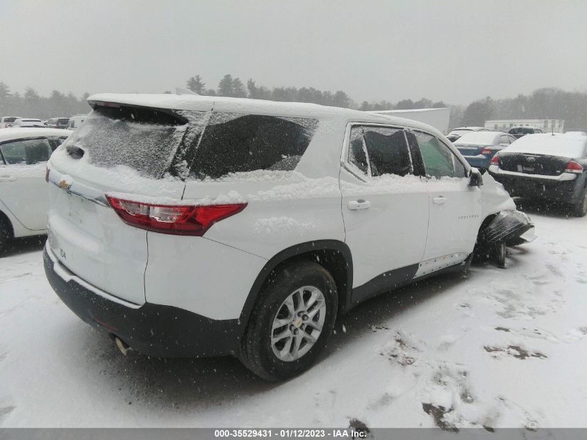 2021 CHEVROLET TRAVERSE LS VIN: 1GNEVFKW0MJ199957
