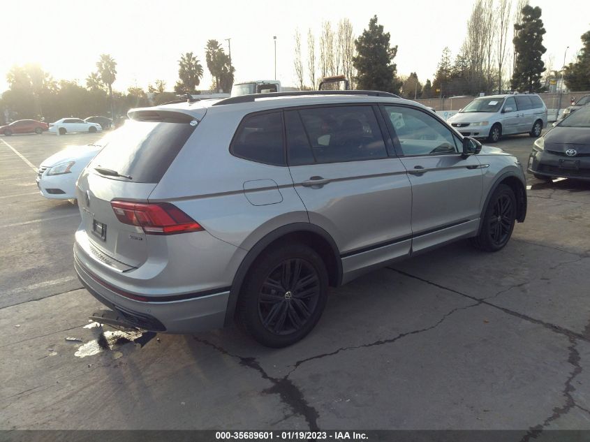 2022 VOLKSWAGEN TIGUAN SE R-LINE BLACK VIN: 3VV8B7AX8NM143866