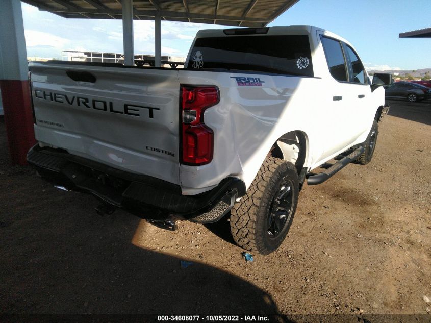 2021 CHEVROLET SILVERADO 1500 CUSTOM TRAIL BOSS VIN: 1GCPYCEF9MZ315144