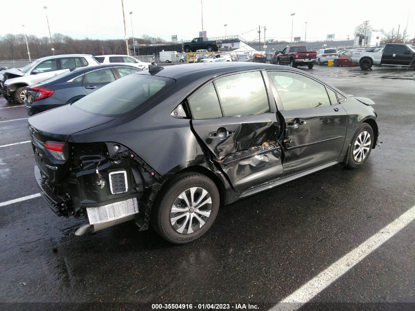 2022 TOYOTA COROLLA HYBRID LE VIN: JTDEAMDE3NJ062283