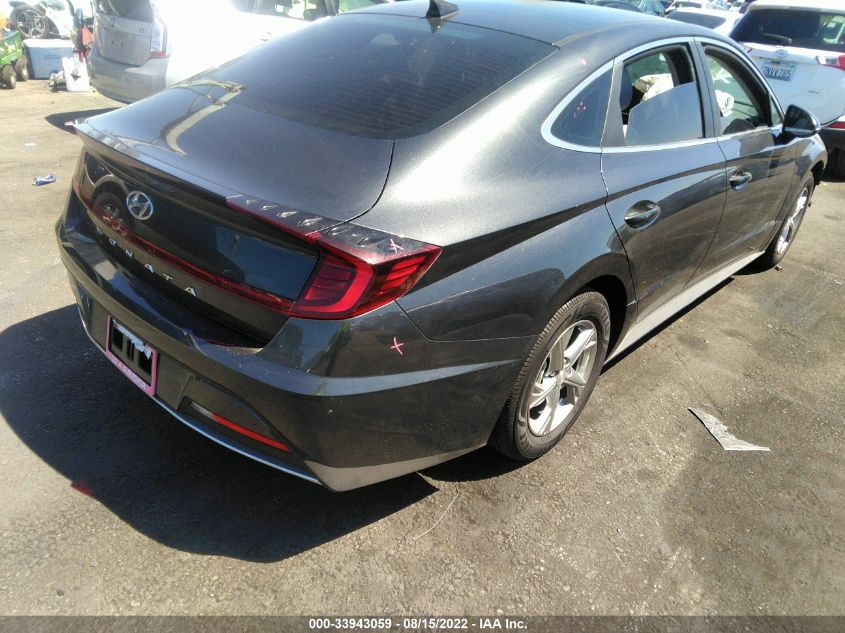 2022 HYUNDAI SONATA SE VIN: 5NPEG4JA1NH147762