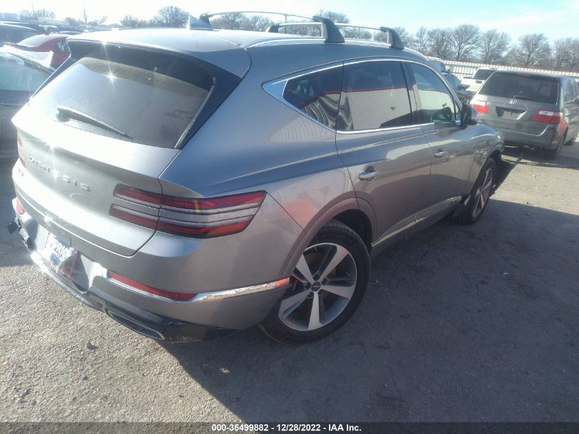 2022 GENESIS GV80 VIN: KMUHB4SB7NU095222