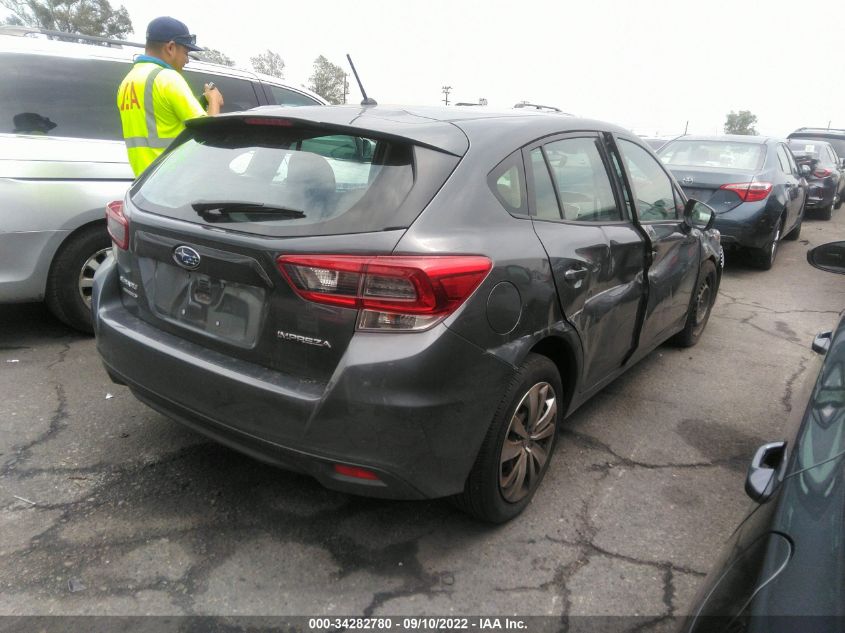 2022 SUBARU IMPREZA VIN: 4S3GTAB61N3710088