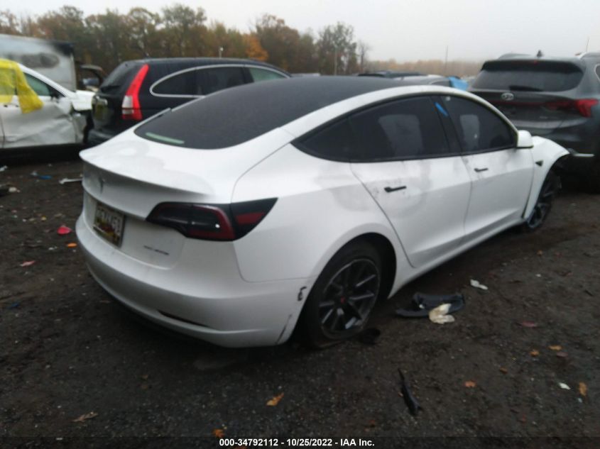 2022 TESLA MODEL 3 LONG RANGE VIN: 5YJ3E1EB3NF112038