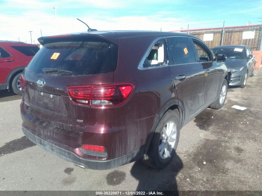 2020 KIA SORENTO LX VIN: 5XYPG4A35LG639662