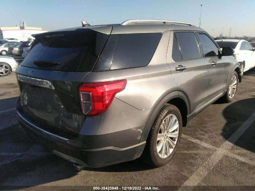 2021 FORD EXPLORER LIMITED VIN: 1FMSK7FHXMGA62622