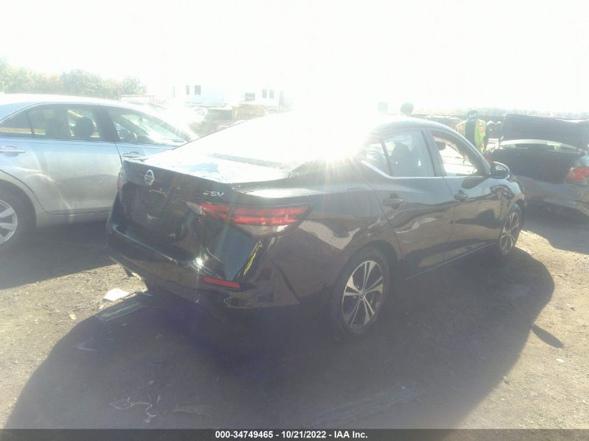 2021 NISSAN SENTRA SV VIN: 3N1AB8CV3MY262744
