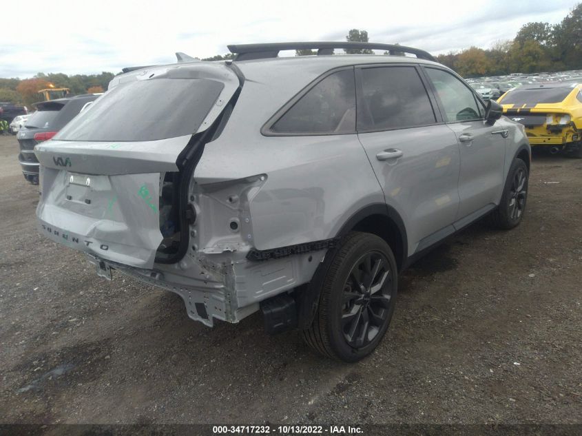 2022 KIA SORENTO X-LINE SX PRESTIGE VIN: 5XYRKDLF6NG074694