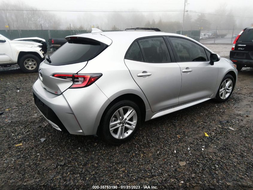 2022 TOYOTA COROLLA HATCHBACK SE/NIGHTSHADE/XSE VIN: JTND4MBE0N3189448