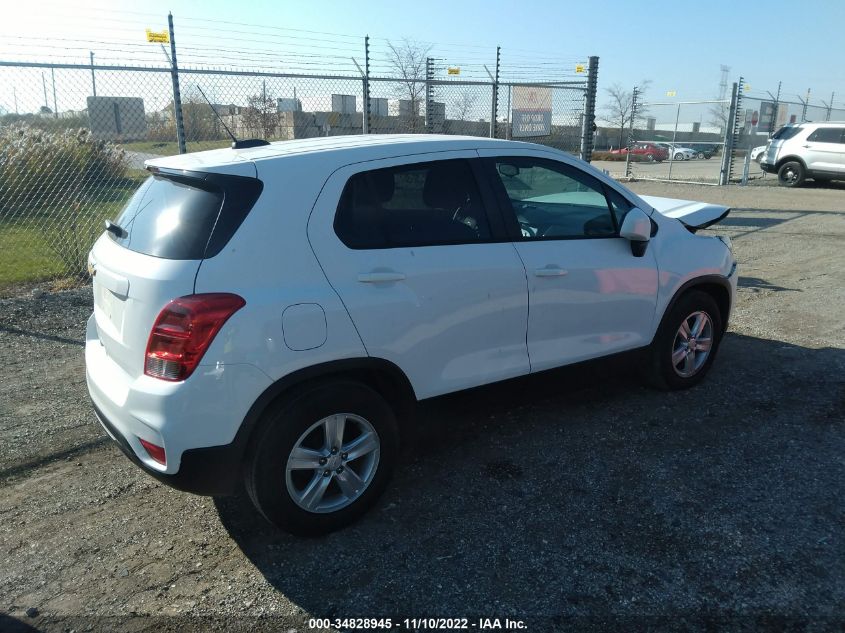 2020 CHEVROLET TRAX LS VIN: KL7CJKSB7LB052347