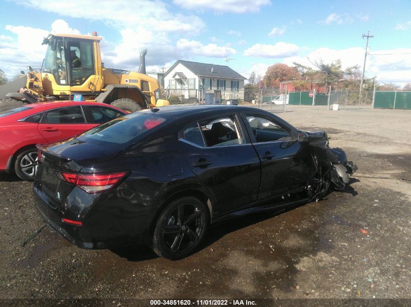 2022 NISSAN SENTRA SR VIN: 3N1AB8DV7NY261290