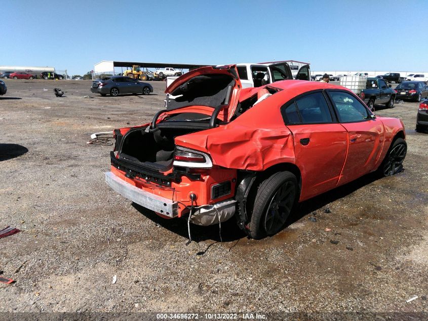 2022 DODGE CHARGER SXT VIN: 2C3CDXBG0NH192807