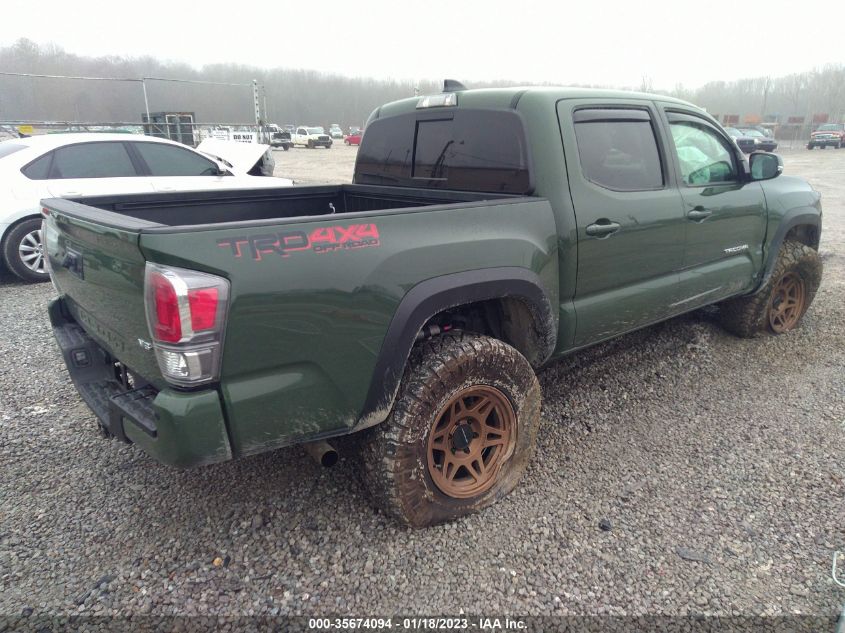 2022 TOYOTA TACOMA 4WD SR/SR5/TRD SPORT VIN: 3TMCZ5AN1NM488163