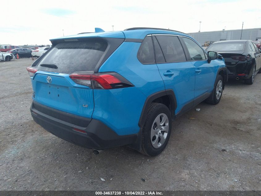 2021 TOYOTA RAV4 LE VIN: 2T3H1RFV6MW135282