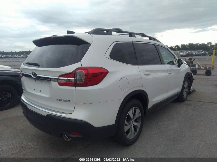 2022 SUBARU ASCENT PREMIUM VIN: 4S4WMAED3N3439310
