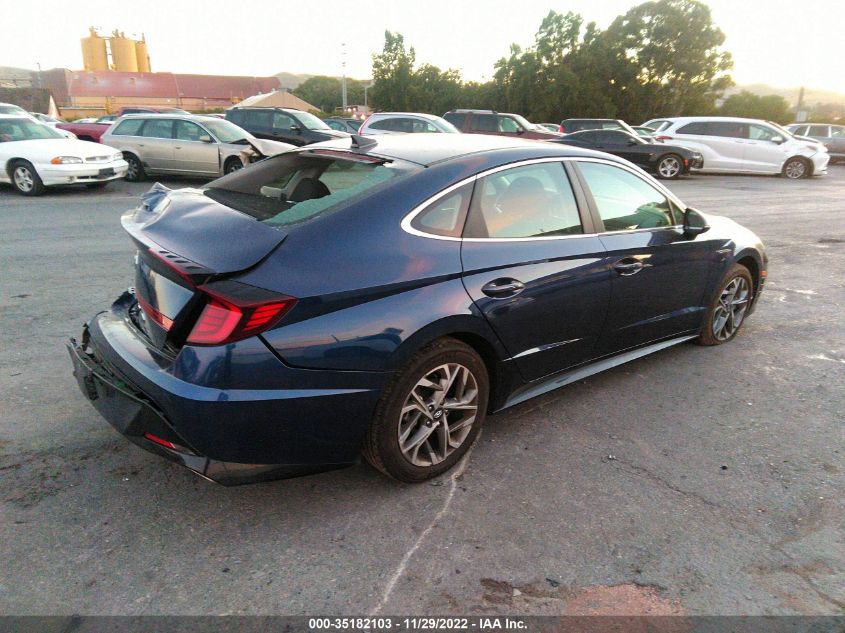 2020 HYUNDAI SONATA SEL VIN: 5NPEL4JAXLH054943