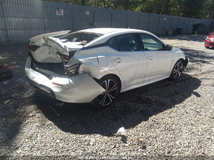 2021 NISSAN SENTRA SR VIN: 3N1AB8DV9MY232582
