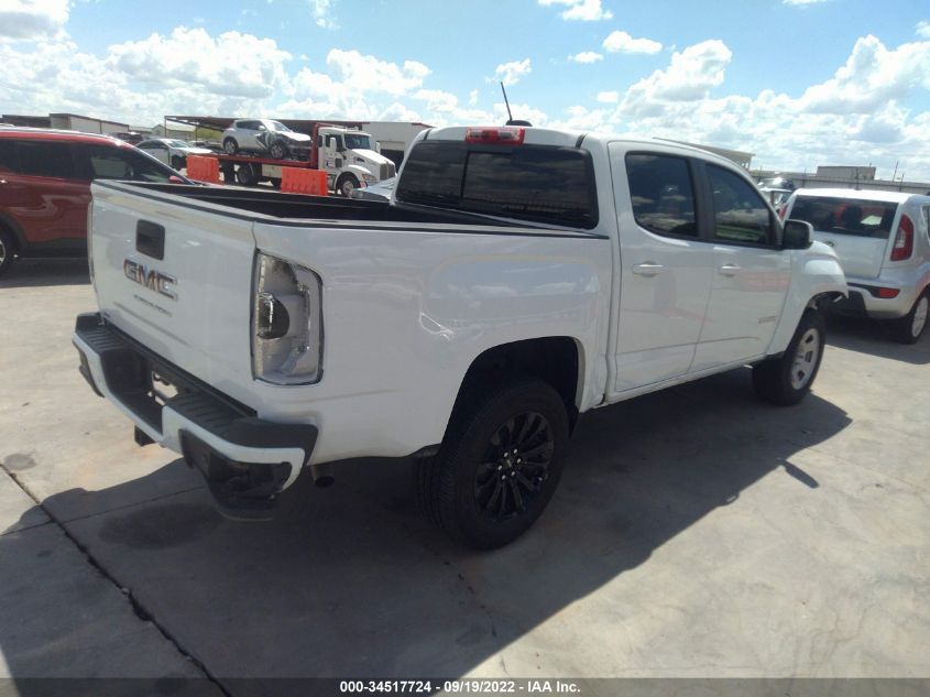 2022 GMC CANYON 2WD ELEVATION VIN: 1GTG5CEN4N1135067
