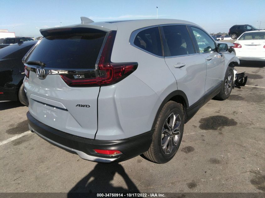 2022 HONDA CR-V EX VIN: 2HKRW2H53NH625116