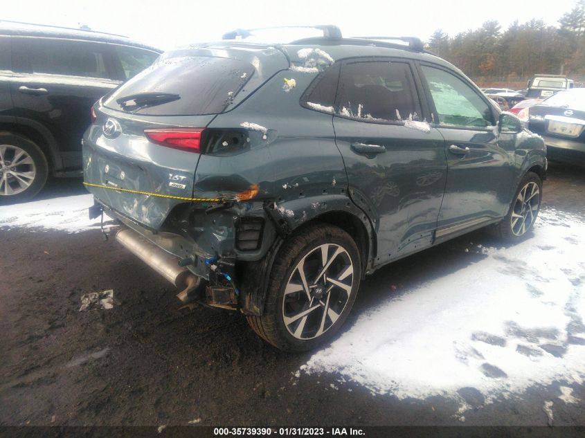 2022 HYUNDAI KONA LIMITED VIN: KM8K5CA30NU814908