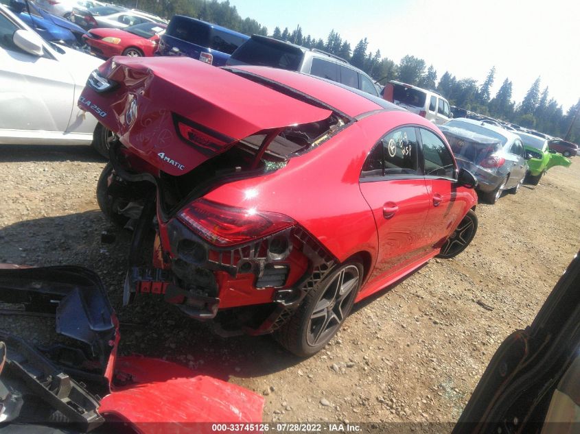 2020 MERCEDES-BENZ CLA CLA 250 VIN: WDD5J4HB0LN025008